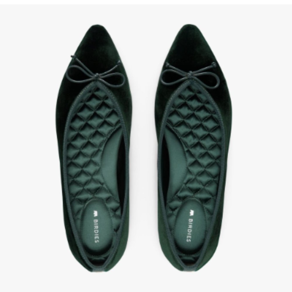 Birdies Goldfinch Velvet Flat